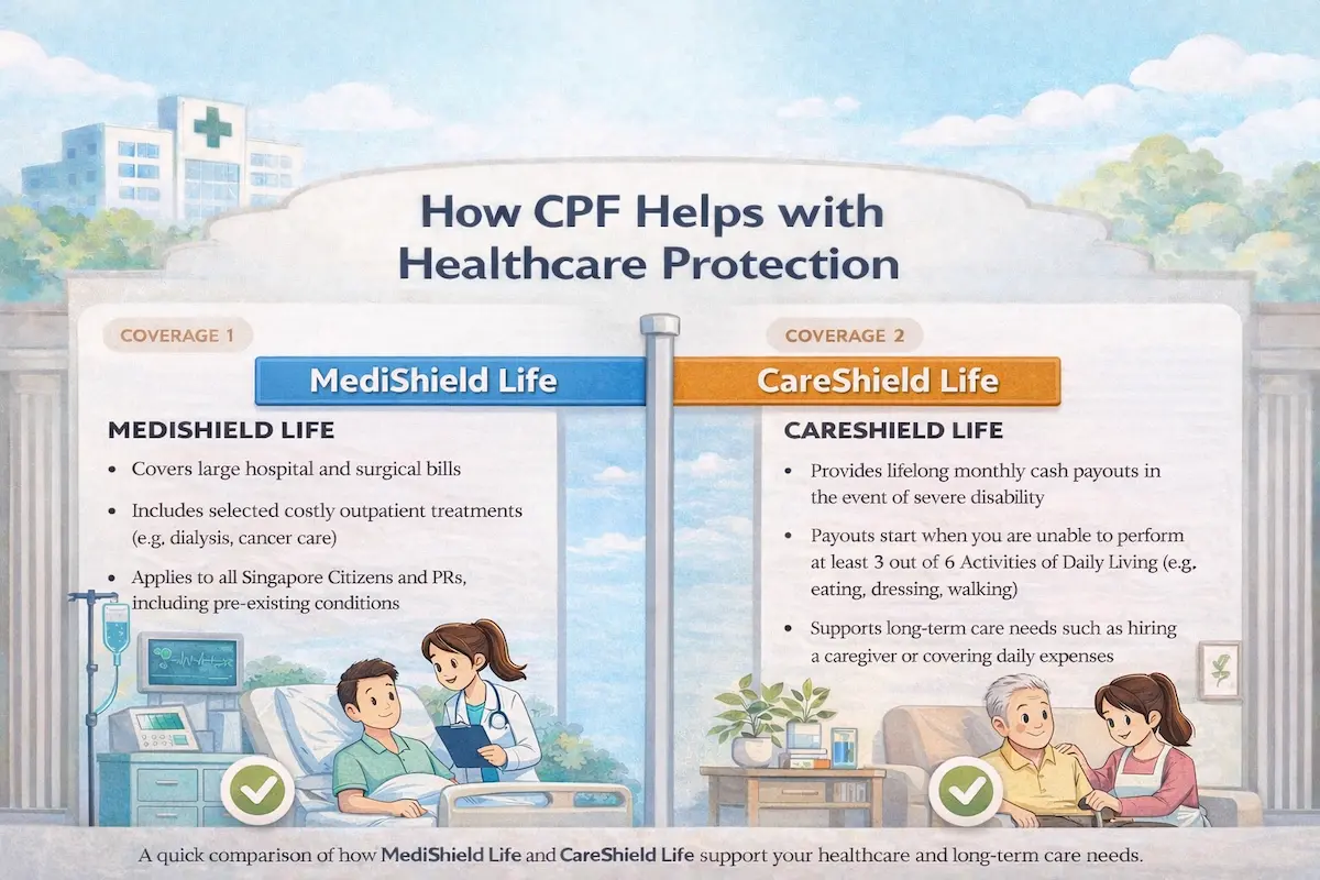 Comparison of MediShield Life and CareShield Life